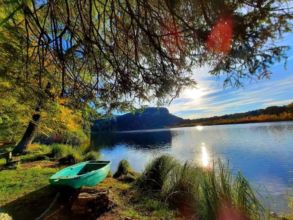 Le Jura En Toutes Saisons Piscine, Spa, Location Vtt, Balades 2Cv, Climatisation Bonlieu Экстерьер фото