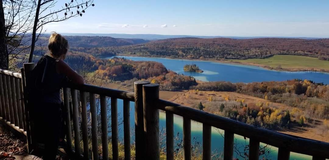 Le Jura En Toutes Saisons Piscine, Spa, Location Vtt, Balades 2Cv, Climatisation Bonlieu Экстерьер фото