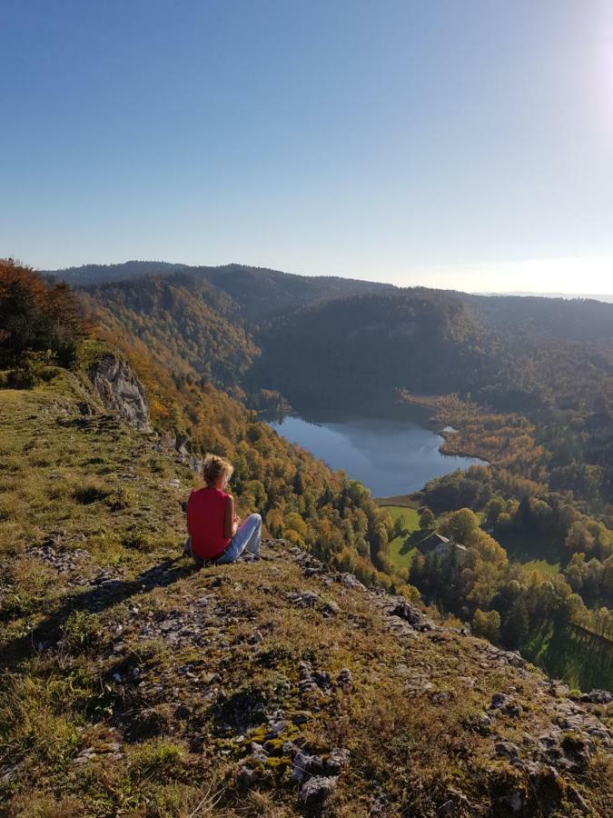 Le Jura En Toutes Saisons Piscine, Spa, Location Vtt, Balades 2Cv, Climatisation Bonlieu Экстерьер фото